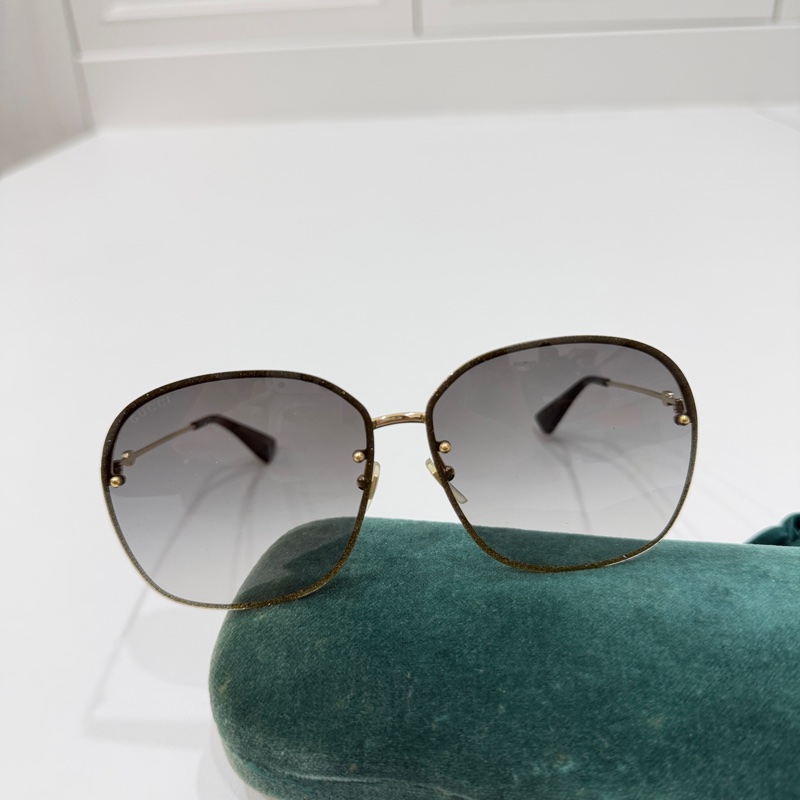 gucci GG0228s 002 亮片 小蜜蜂 太陽眼鏡 墨鏡-7