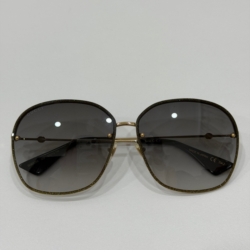 gucci GG0228s 002 亮片 小蜜蜂 太陽眼鏡 墨鏡-10