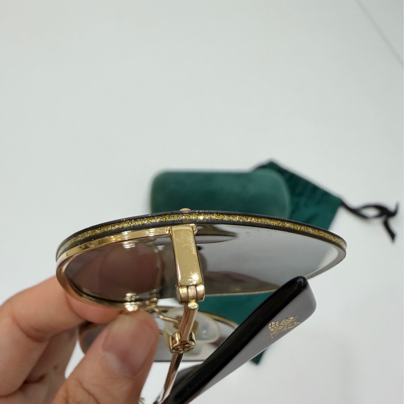 gucci GG0228s 002 亮片 小蜜蜂 太陽眼鏡 墨鏡-14