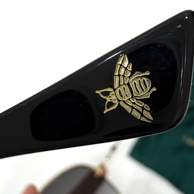 gucci GG0228s 002 亮片 小蜜蜂 太陽眼鏡 墨鏡-23