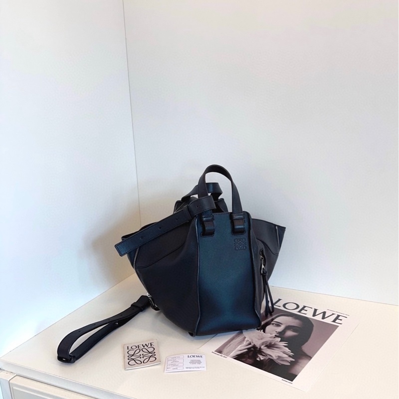 Loewe  Hammock 黑銀吊床包-0