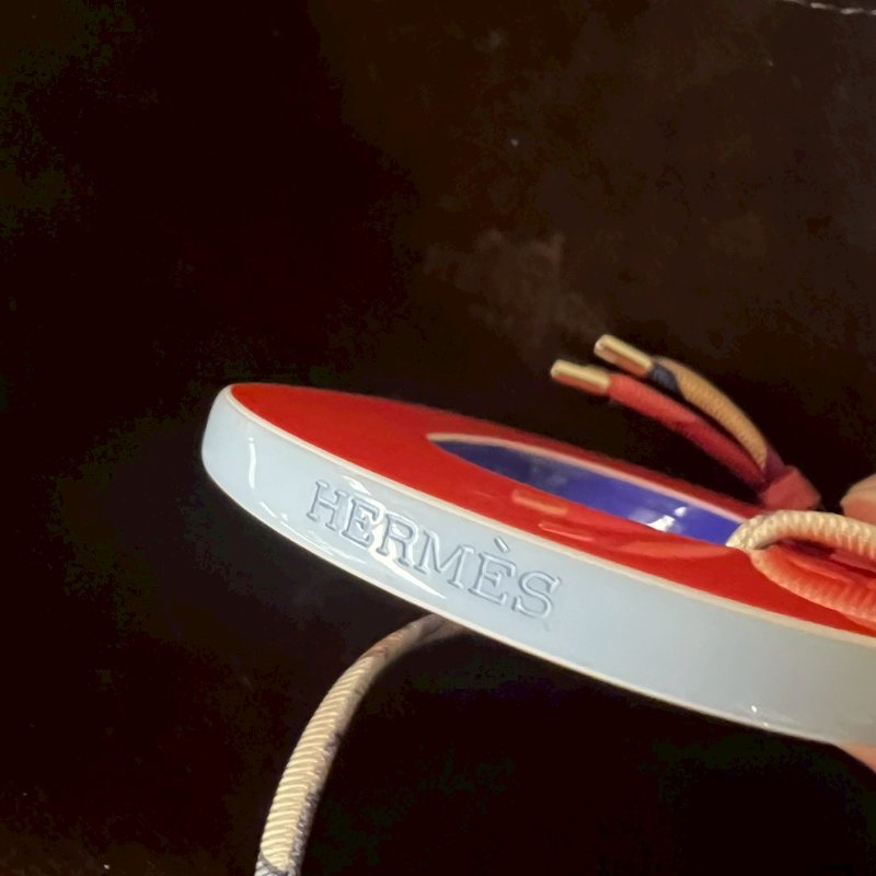 Hermès 愛馬仕 全新項鍊PICHENT橙果色/收藏閒置品釋出(購證)-5