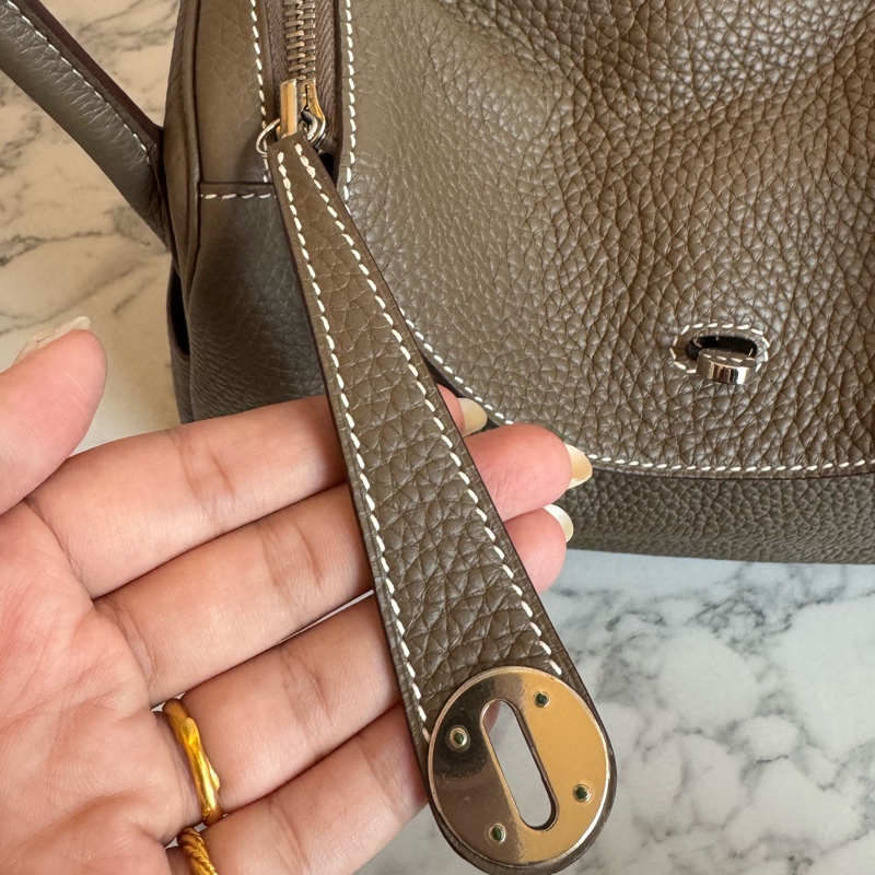 Hermes大象灰銀釦lindy30  價超甜😍-11