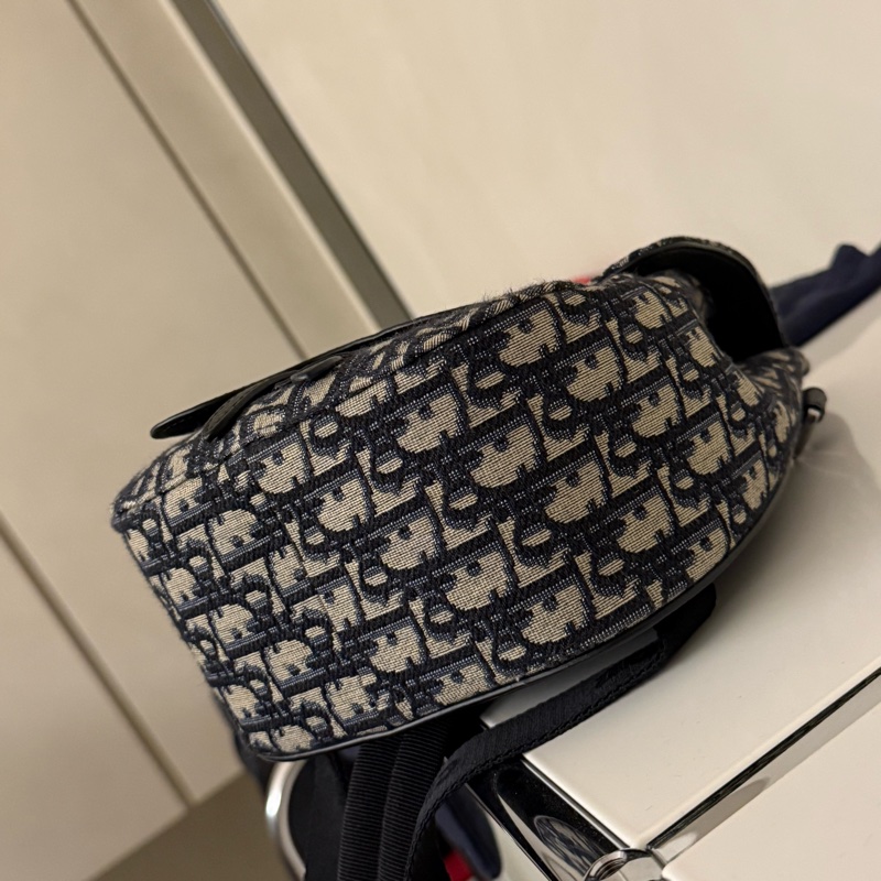 DIOR Saddle 老花後背包/ 男女皆適合-6