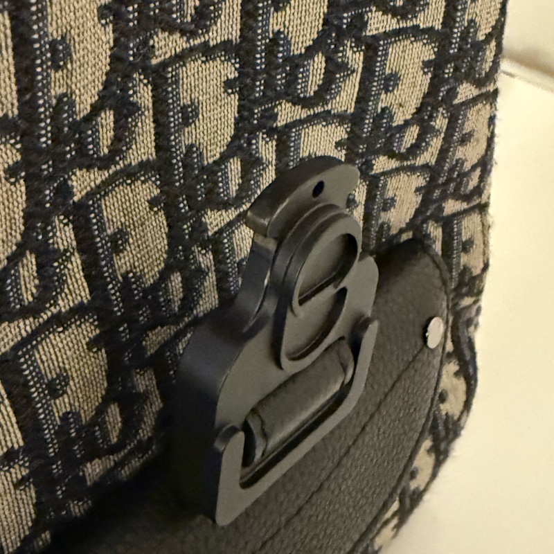 DIOR Saddle 老花後背包/ 男女皆適合-7