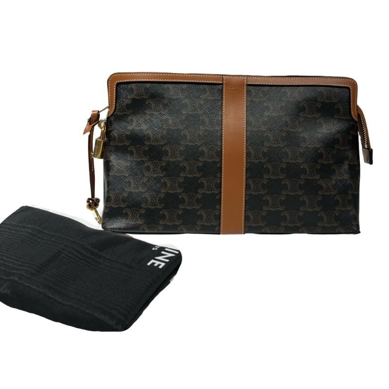 CELINE CLUTCH TRIOMPHE CANVAS-1