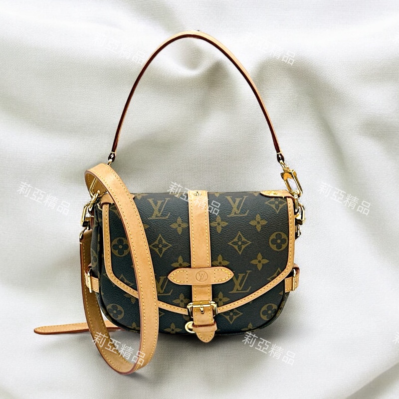 莉亞精品♡ LV 馬鞍包 二手美包-0