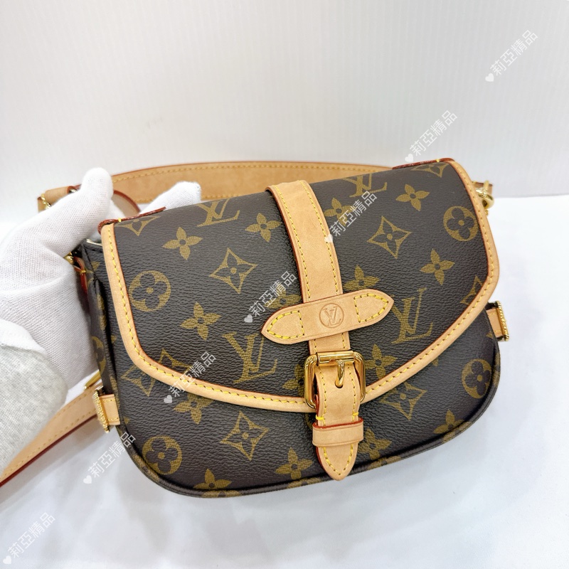 莉亞精品♡ LV 馬鞍包 二手美包-2