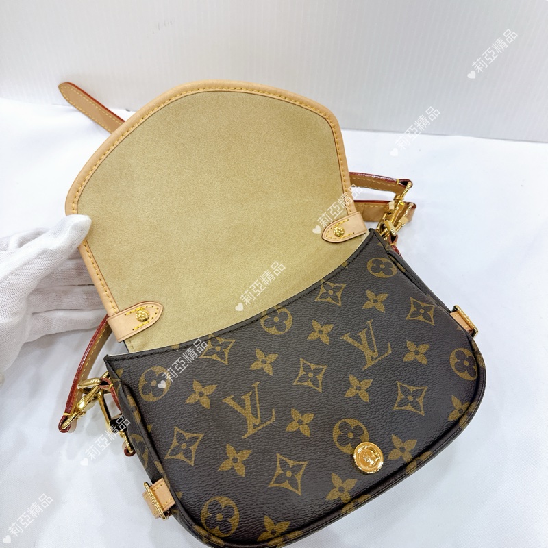 莉亞精品♡ LV 馬鞍包 二手美包-12