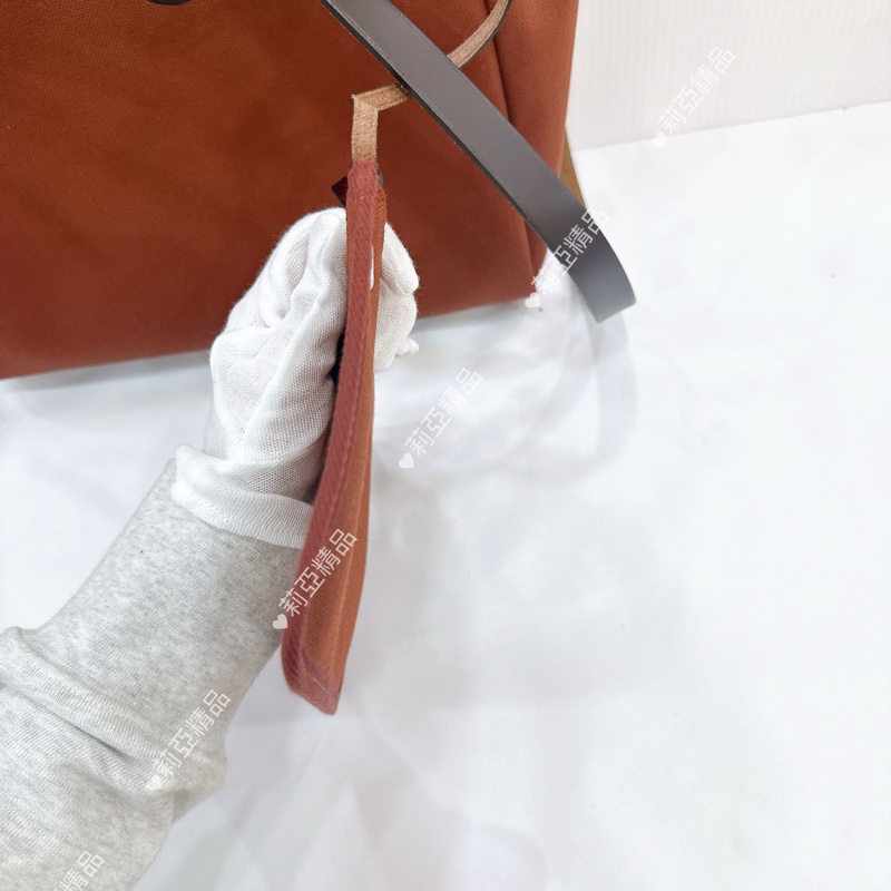 莉亞精品♡ Hermes herbag31 暗紅Z刻 二手美包-21