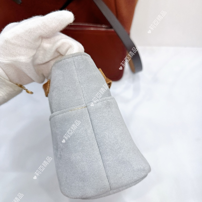 莉亞精品♡ Hermes herbag31 暗紅Z刻 二手美包-29