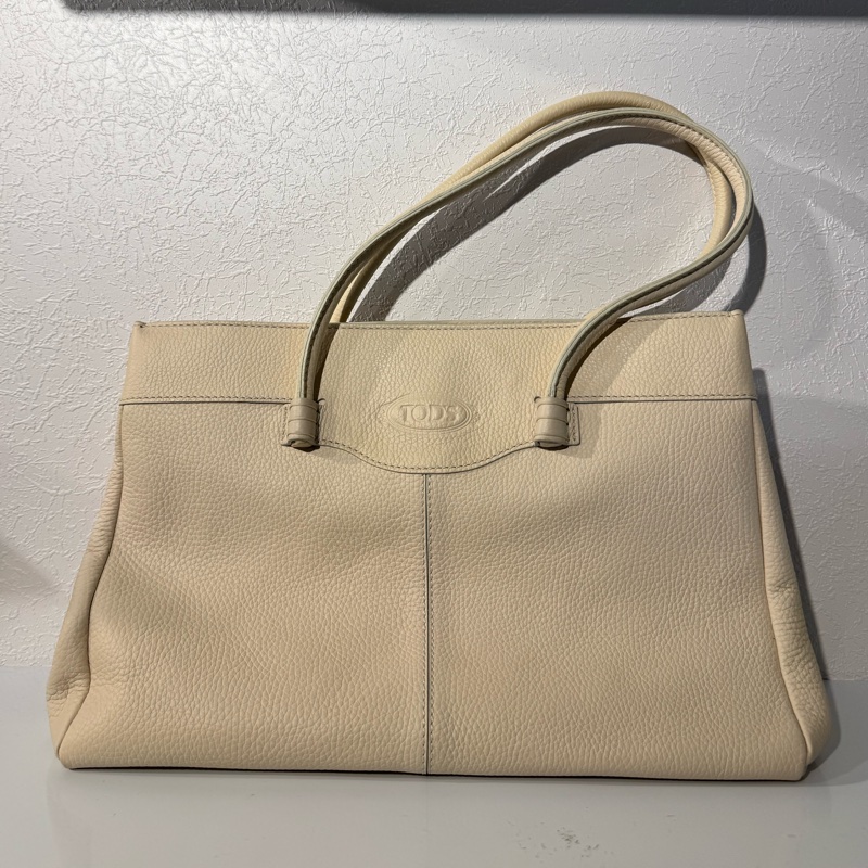 TOD’S米白手提托特包 價超甜✨-0