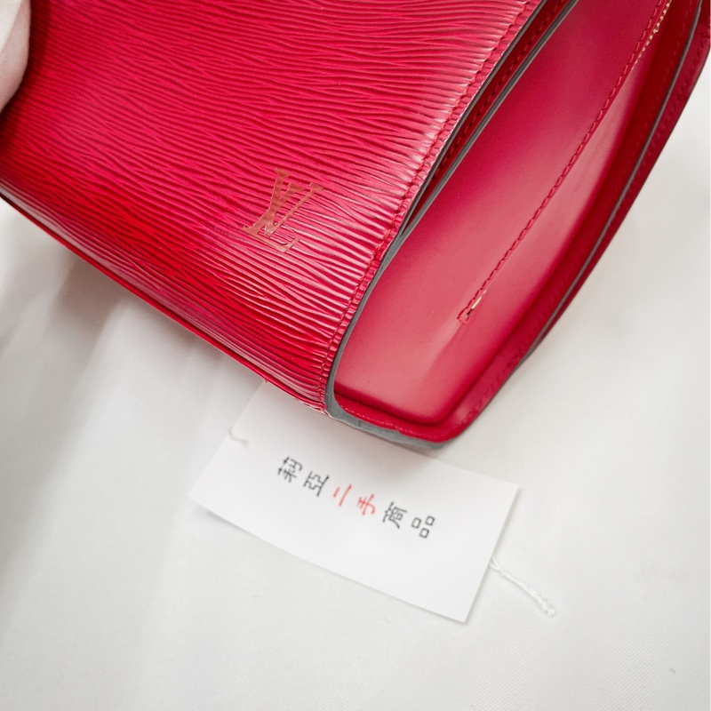 莉亞精品♡LV M52057 水波紋手提包 紅色 二手-11