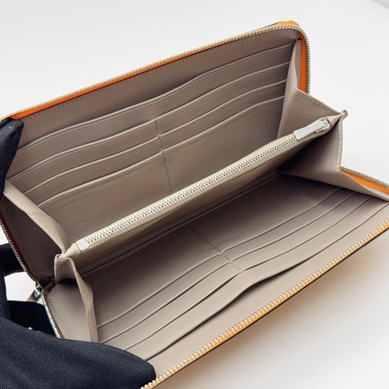 99新CELINE檸檬黃長款錢包-4