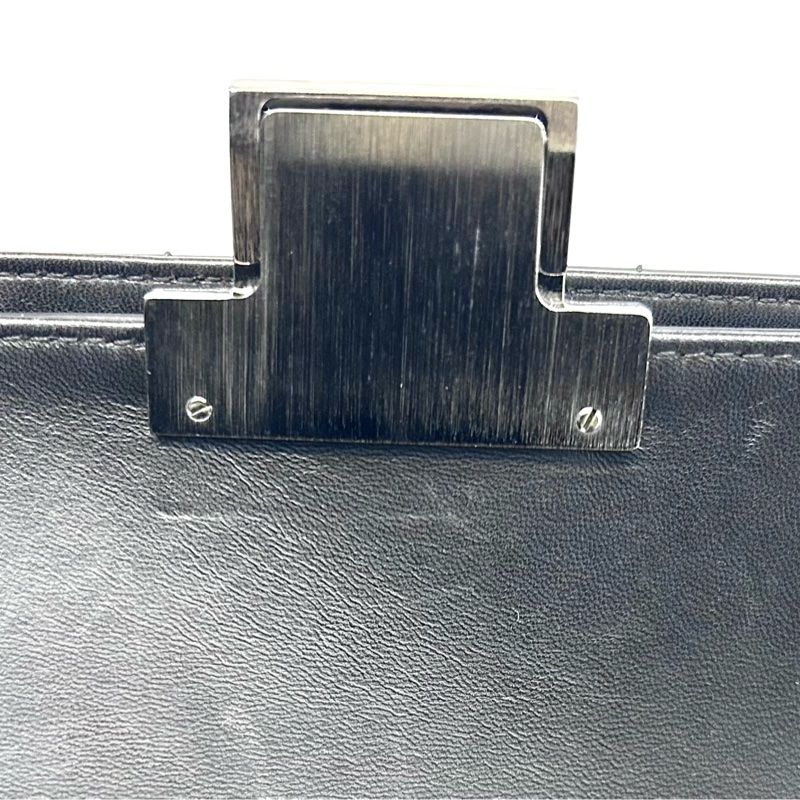 Chanel滑面牛皮雙蓋下銀釦單鏈包A29303-17