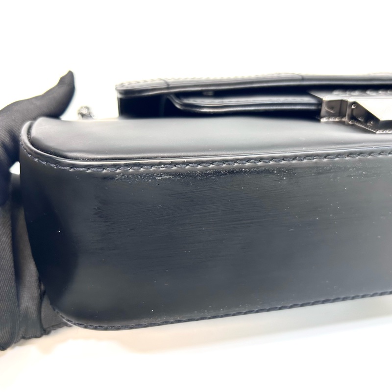 香奈兒千禧年Vintage 冰格紋Chanel牛皮雙蓋銀釦單肩包A29303-11