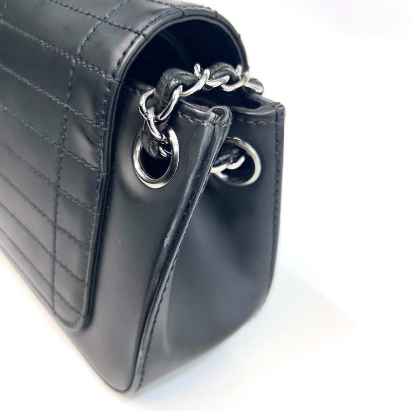 香奈兒千禧年Vintage 冰格紋Chanel牛皮雙蓋銀釦單肩包A29303-16