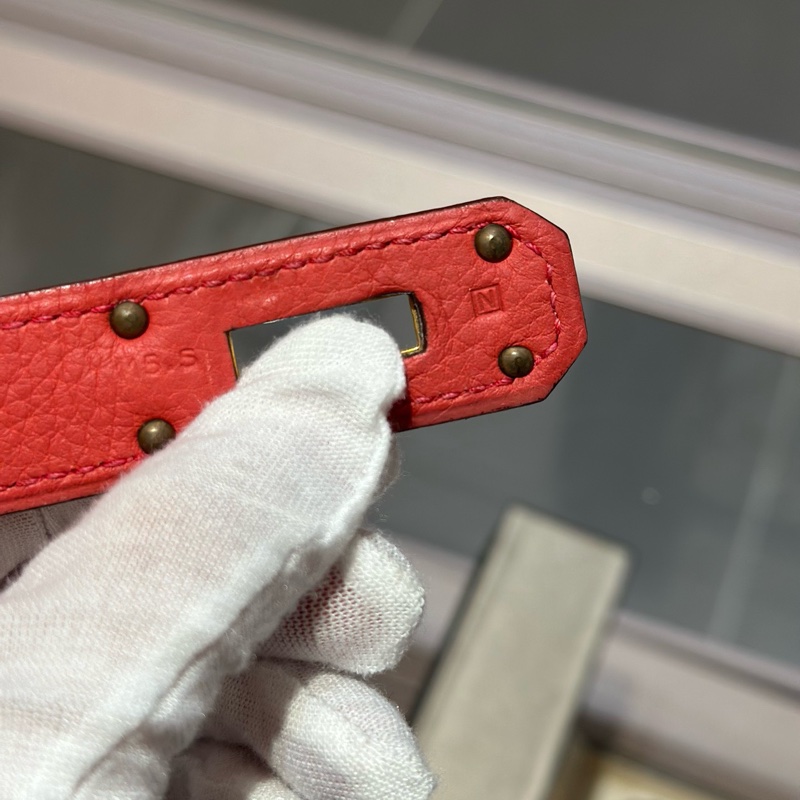 Hermes 爱马仕 Kelly shoulder金扣手提单肩包-5