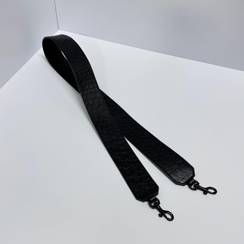 （極新🎁 超稀有） YSL “so black” 全黑鱷魚紋 斜背包 專櫃13萬！-15