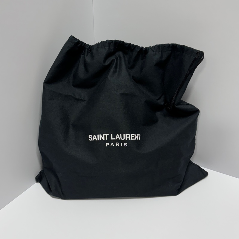 （極新🎁 超稀有） YSL “so black” 全黑鱷魚紋 斜背包 專櫃13萬！-29