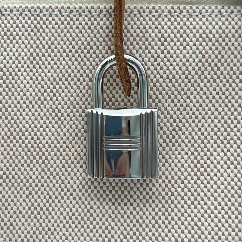 「JL精品代購」hermes herbag31塗鴉款 帆布拼皮2way-9