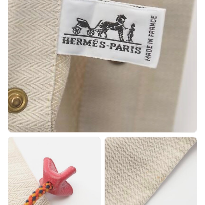 Hermes 帆布袋-1