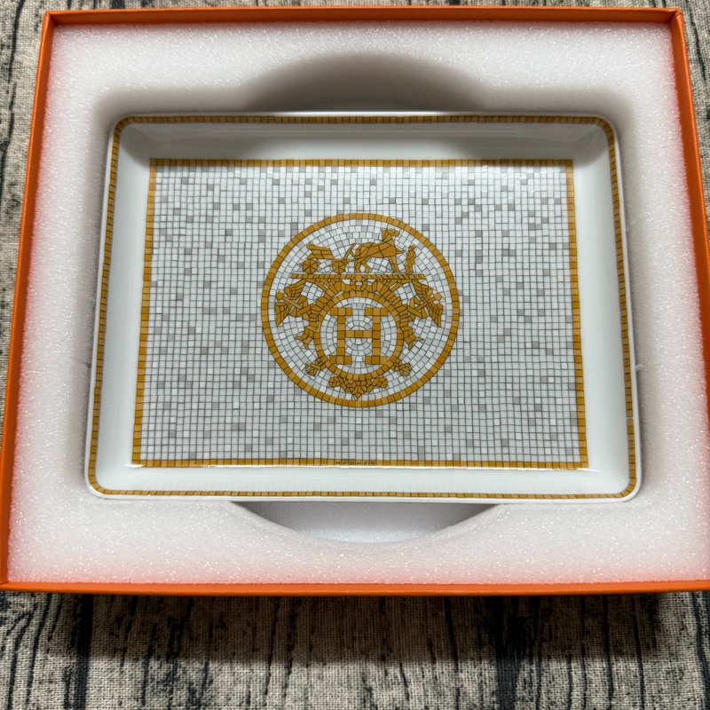 愛馬仕Hermes馬賽克壽司盤-0