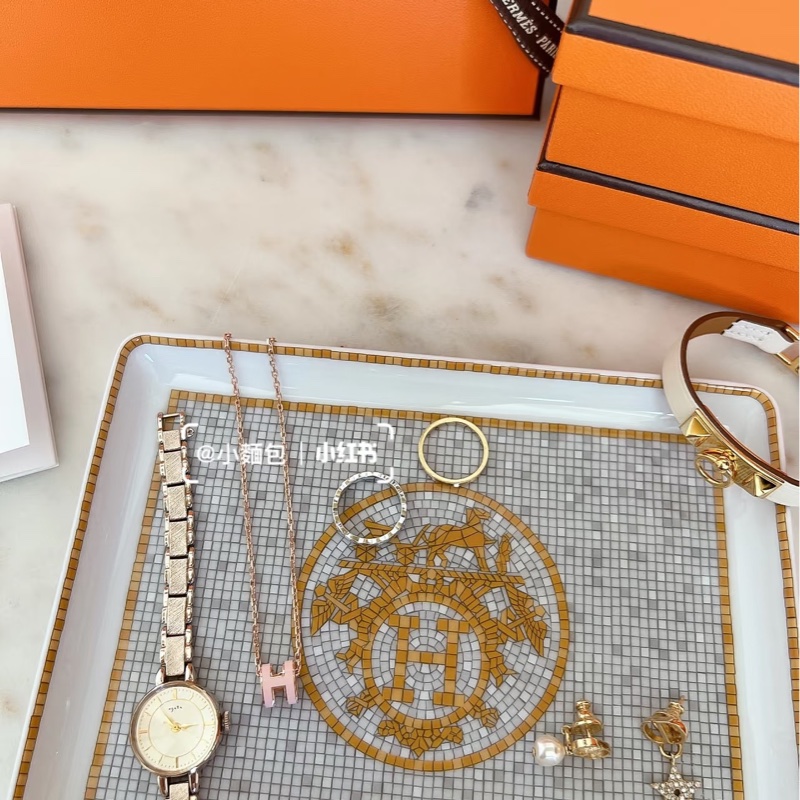 愛馬仕Hermes馬賽克壽司盤-4