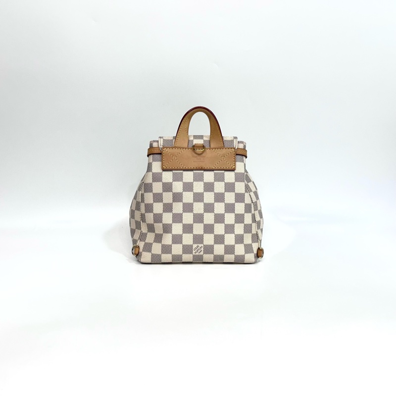 LV包包白色棋盤格SPERONE BB後背包N44026-1