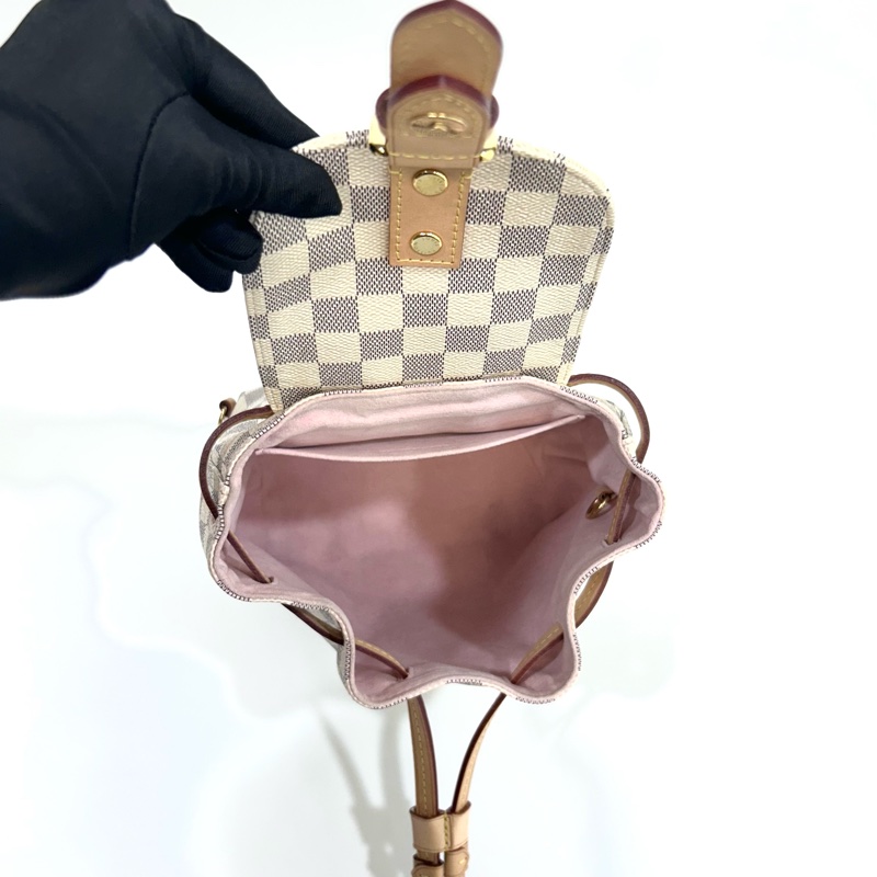 LV包包白色棋盤格SPERONE BB後背包N44026-5