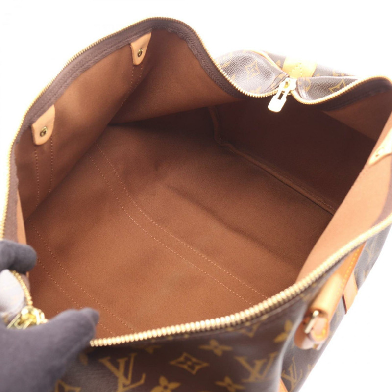 路易威登 Keepall 50 波士頓包，塗層帆布和皮革，Monogram 圖案，棕色，男女通用，M41426-2