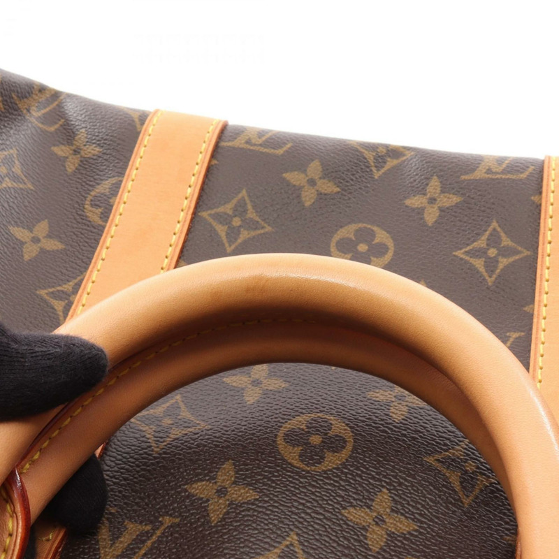 路易威登 Keepall 50 波士頓包，塗層帆布和皮革，Monogram 圖案，棕色，男女通用，M41426-7