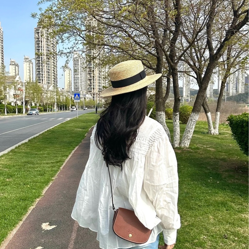 Longchamp ÉPURE 斜背袋 S 棕色-6