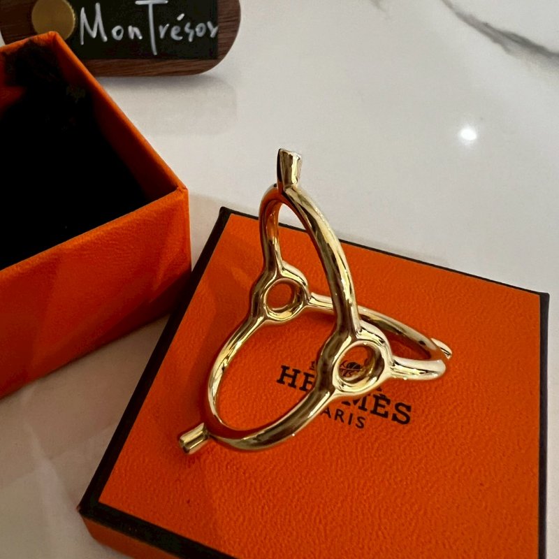 Hermès 愛馬仕全新絲巾環 收藏閒置品 釋出-3