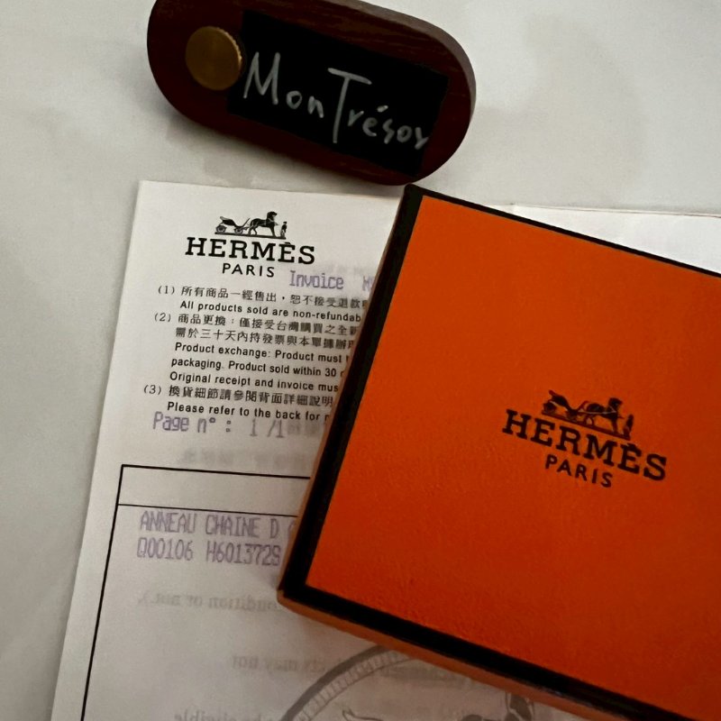 Hermès 愛馬仕全新絲巾環 收藏閒置品 釋出-4