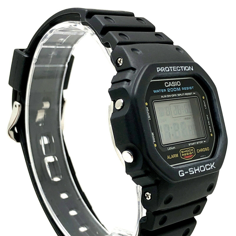 卡西歐 G-SHOCK DW-5600C-1V M901 手錶，官方修復版，200米防水，海外版，正品“生死時速”系列，基努·裡維斯電影《生死時速》同款，配有微型燈泡，旋入式後蓋，1987年6月發售，Mikunawokax-1