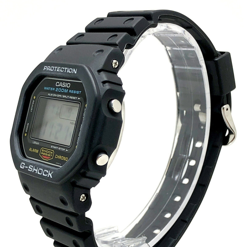 卡西歐 G-SHOCK DW-5600C-1V M901 手錶，官方修復版，200米防水，海外版，正品“生死時速”系列，基努·裡維斯電影《生死時速》同款，配有微型燈泡，旋入式後蓋，1987年6月發售，Mikunawokax-2