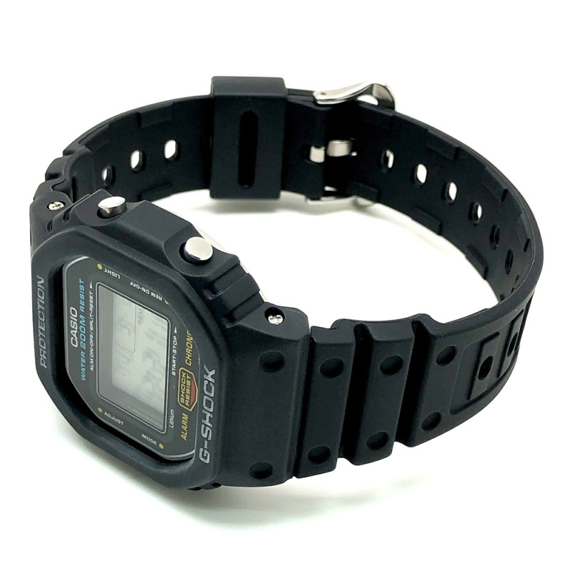 卡西歐 G-SHOCK DW-5600C-1V M901 手錶，官方修復版，200米防水，海外版，正品“生死時速”系列，基努·裡維斯電影《生死時速》同款，配有微型燈泡，旋入式後蓋，1987年6月發售，Mikunawokax-4