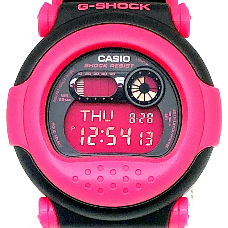 Casio G-SHOCK G-001-1B Jason Capsule Tough 復刻手錶，粉紅色 x 黑色，NEXAX DW-001 型號，2010 年 9 月發布，Mikunigaoka 商店，ITG9XT9G0FC4-0