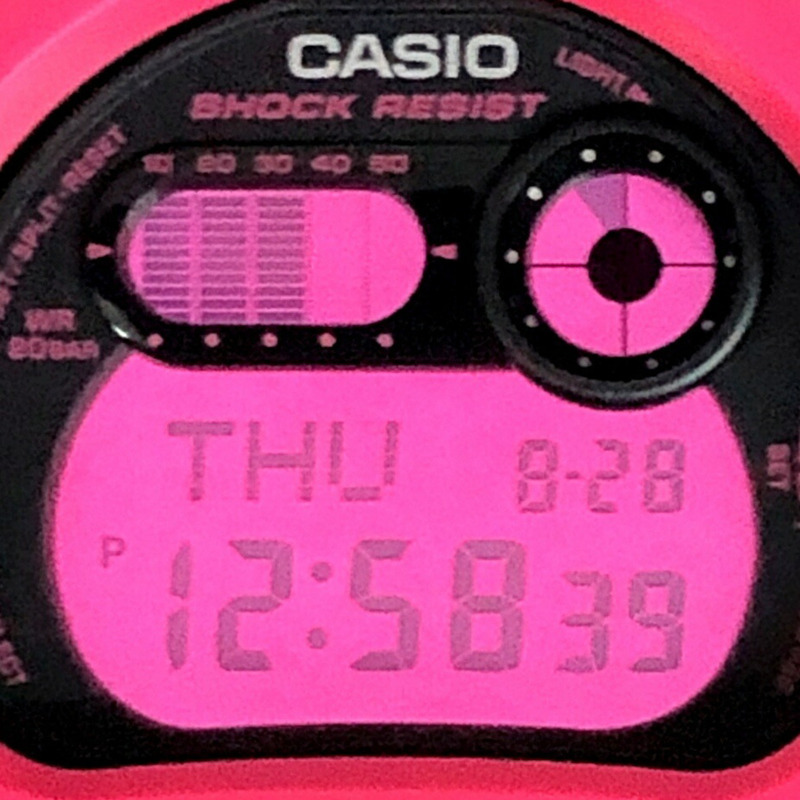 Casio G-SHOCK G-001-1B Jason Capsule Tough 復刻手錶，粉紅色 x 黑色，NEXAX DW-001 型號，2010 年 9 月發布，Mikunigaoka 商店，ITG9XT9G0FC4-8