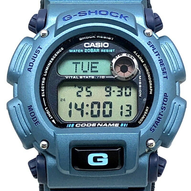 Casio G-SHOCK DW-8800MM-2T 手錶，代號 MASAIMARA，迷彩，Nu-EL 背光，耐低溫，金屬藍，1997 年 11 月發售，Mikunigaoka 商店，ITT4N8111URG-0