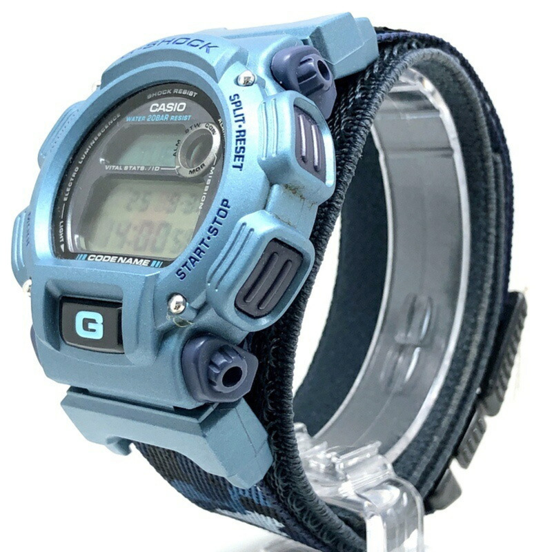 Casio G-SHOCK DW-8800MM-2T 手錶，代號 MASAIMARA，迷彩，Nu-EL 背光，耐低溫，金屬藍，1997 年 11 月發售，Mikunigaoka 商店，ITT4N8111URG-2