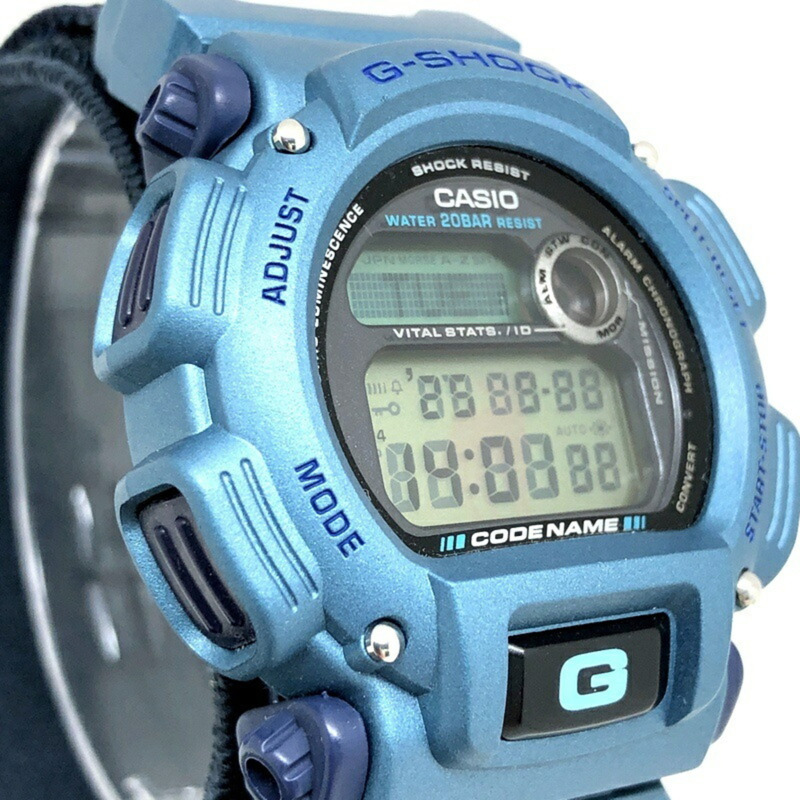 Casio G-SHOCK DW-8800MM-2T 手錶，代號 MASAIMARA，迷彩，Nu-EL 背光，耐低溫，金屬藍，1997 年 11 月發售，Mikunigaoka 商店，ITT4N8111URG-3