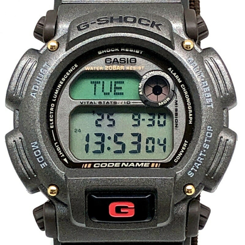 卡西歐 G-SHOCK DW-8800MM-3T 手錶，代號 Masai Mara 迷彩，獅子 EL 背光，耐低溫，槍灰色，1997 年 11 月發布，Mikunigaoka 商店，ITF1L0WNX2R8-0