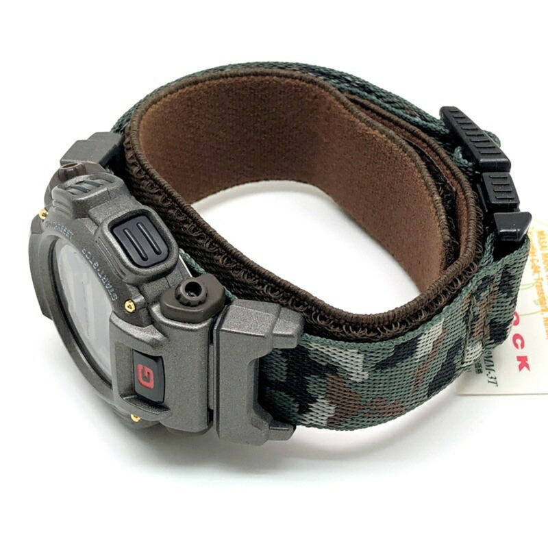 卡西歐 G-SHOCK DW-8800MM-3T 手錶，代號 Masai Mara 迷彩，獅子 EL 背光，耐低溫，槍灰色，1997 年 11 月發布，Mikunigaoka 商店，ITF1L0WNX2R8-4
