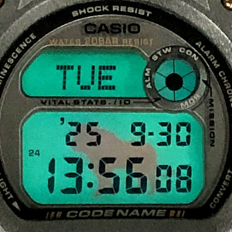 卡西歐 G-SHOCK DW-8800MM-3T 手錶，代號 Masai Mara 迷彩，獅子 EL 背光，耐低溫，槍灰色，1997 年 11 月發布，Mikunigaoka 商店，ITF1L0WNX2R8-8