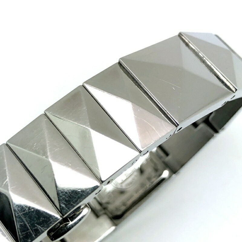 FENDI 女士石英4250L金字塔手鐲腕錶，銀色不鏽鋼材質，Mikunigaoka專賣店，ITF6MPLMM6QW RM0204T-7