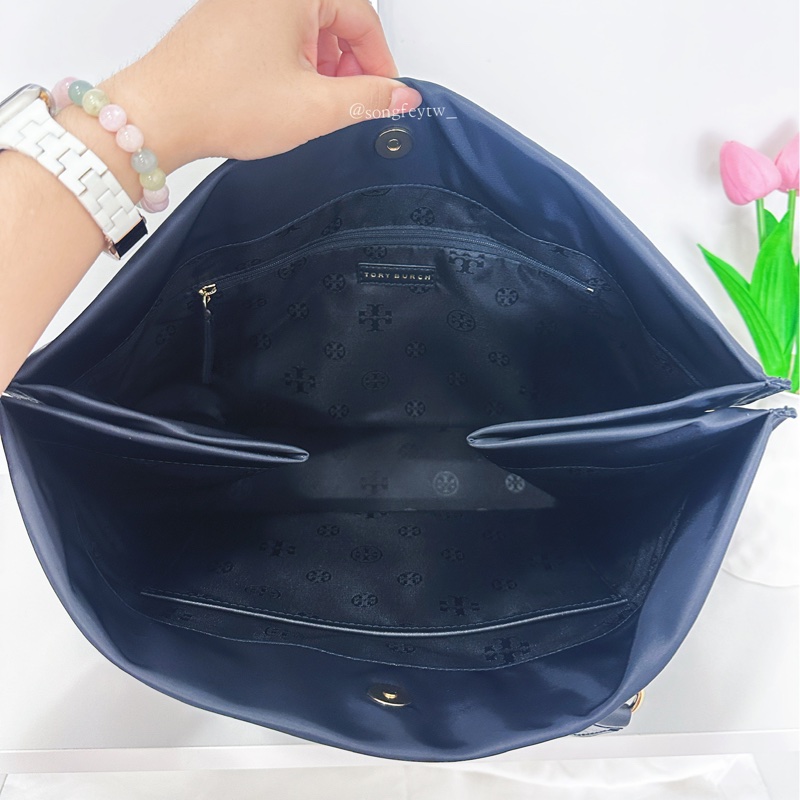 Tory Burch｜TB 尼龍大托特 紙袋包-4
