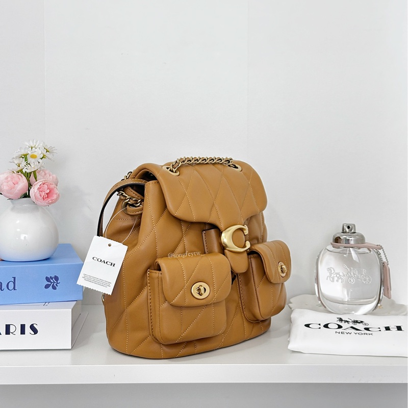 Coach 專櫃款 Tabby 羊皮小後背 後背包-1