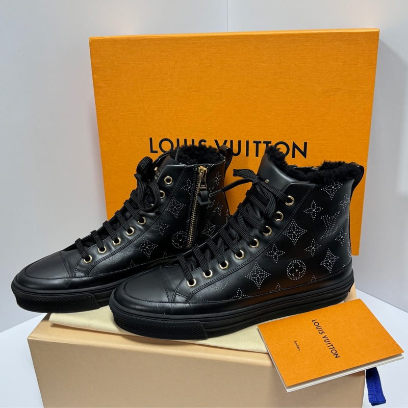 （極新🎁） Louis Vuitton 經典黑老花 平底鞋 專櫃36800!-0